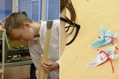 Школьников в Татарстане на уроках труда заставляют изготавливать костыли и обереги для российских военных